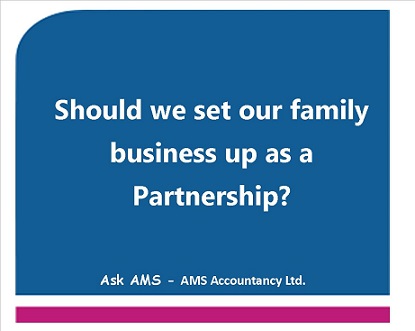 The Pitfalls of Setting Up a Partnership in a Family Business #AskAMS