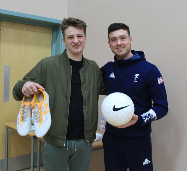 Swindon College Students Inspired by Visit from GB Paralympian Jack Rutter