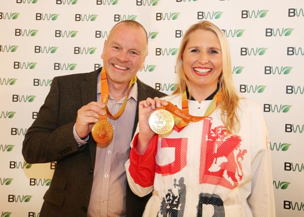 Gold Medallist Shares her Story with Business Owners