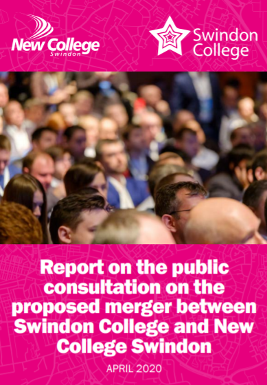 SWINDON’S COLLEGES PUBLISH REPORT ON THE FINDINGS FROM PUBLIC CONSULTATION ON THEIR PROPOSED MERGER