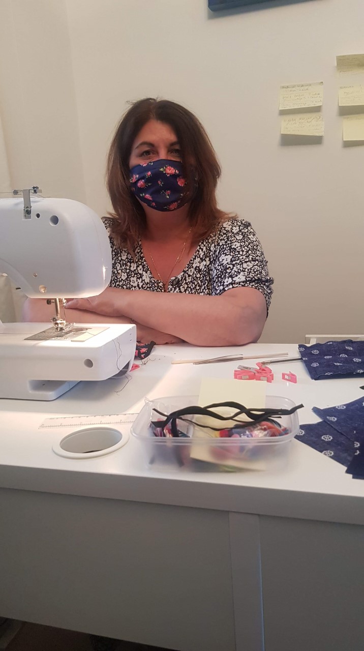 NEW COLLEGE SWINDON FINANCIAL ACADEMY LEADER MAKES OVER 200 FACE MASKS FOR KEY WORKERS
