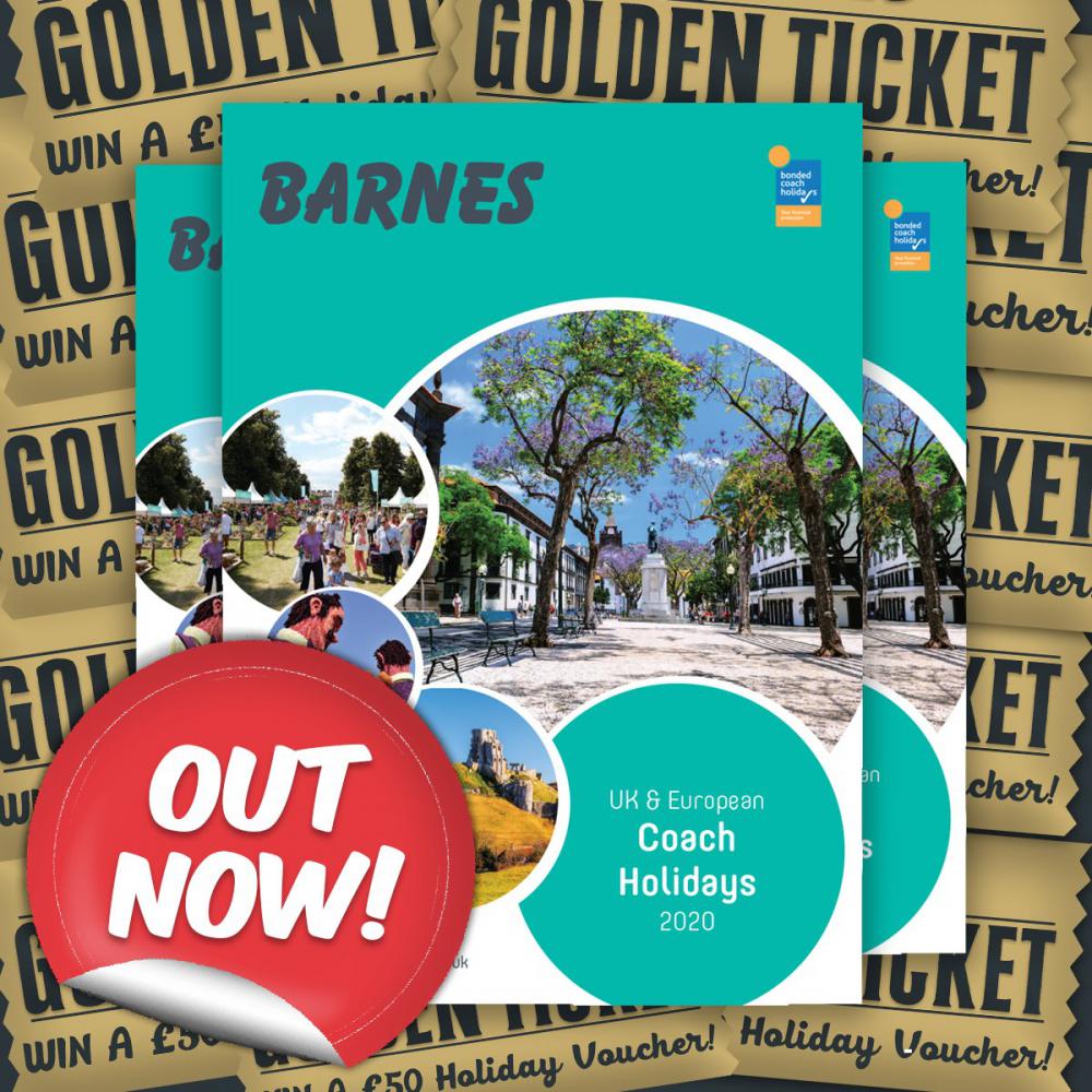 Barnes Coaches 2020 Brochures are out!