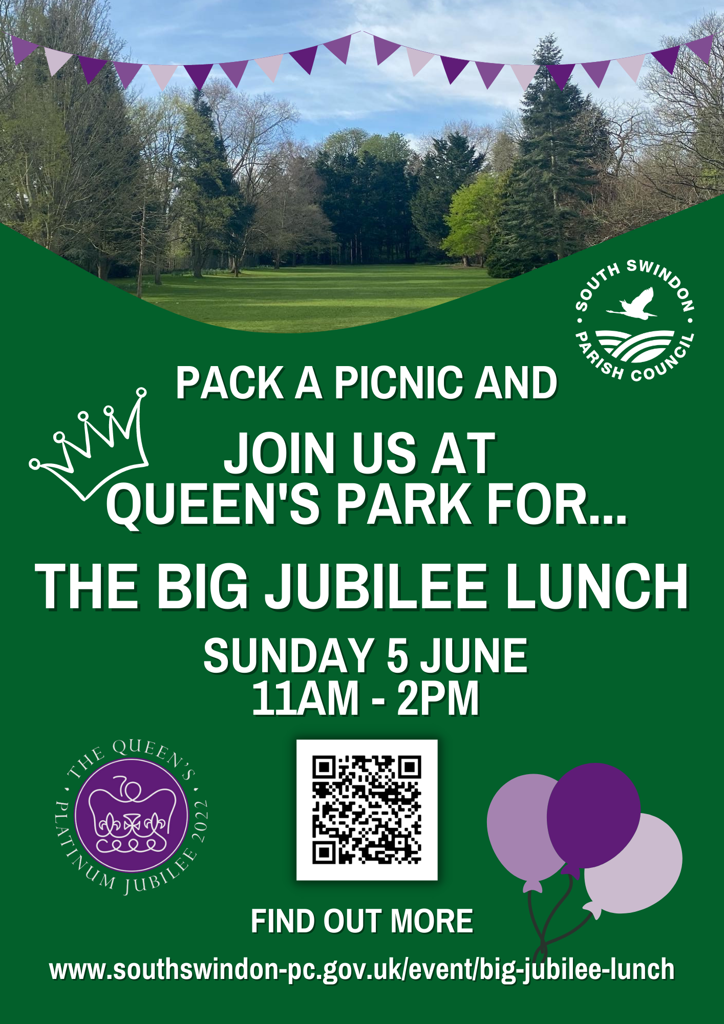 BIG JUBILEE LUNCH TO TAKE PLACE IN QUEEN’S PARK