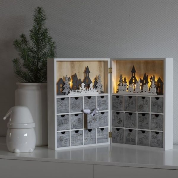 LIGHTING BUG'S PRODUCT OF THE MONTH: Wooden Advent Calendar