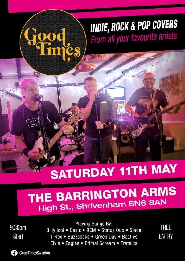 Indie, Pop & Rock Covers at The Barrington Arms
