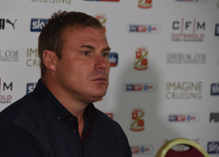Swindon Town boss David Flitcroft happy with the performances of trialists in friendly win