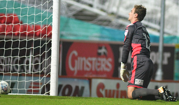 LOAN WATCH: Swindon Town goalkeeper Will Henry endures nightmare debut at Dunstable