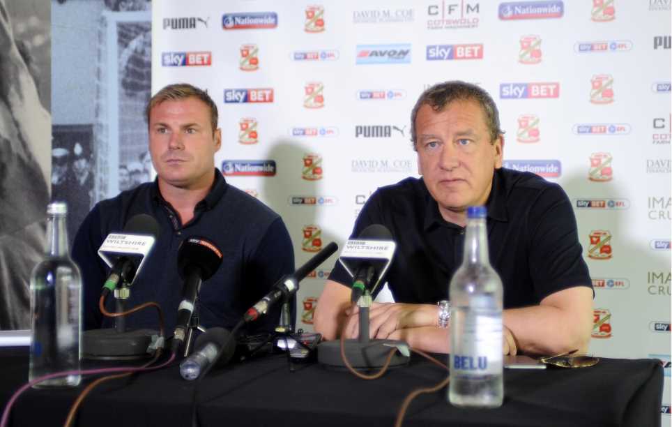 David Flitcroft and Lee Power are going through plans for Swindon Town recruitment in January