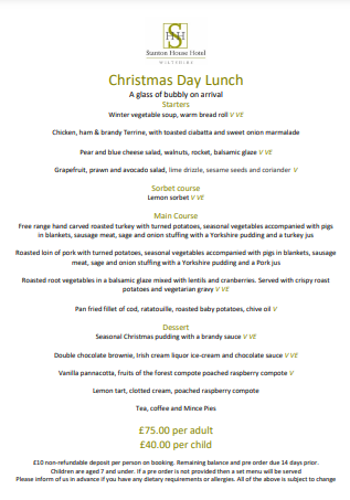 Christmas Day at Stanton House Hotel