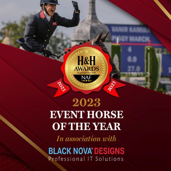 Black Nova Designs announces sponsorship of the Event Horse of the Year Category at the 2023 Horse & Hound Awards