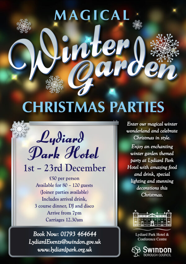Christmas Parties at Lydiard Park Hotel
