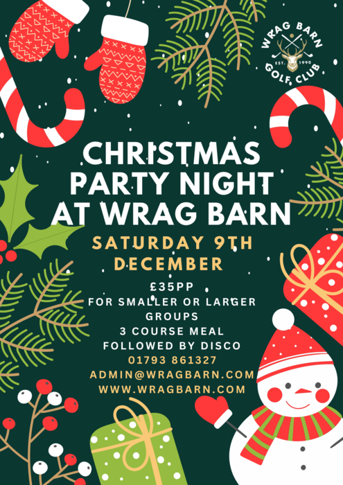 Christmas Party Night at Wrag Barn