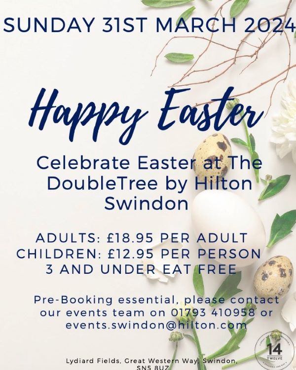 Easter at The Double Tree By Hilton Swindon