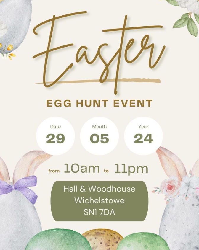 Easter Egg Hunt at Hall & Woodhouse