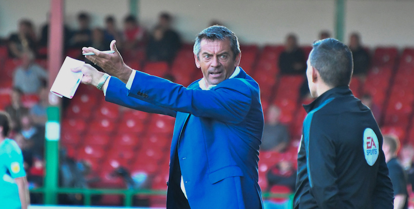 Phil Brown happy with performance, despite Swindon cup exit