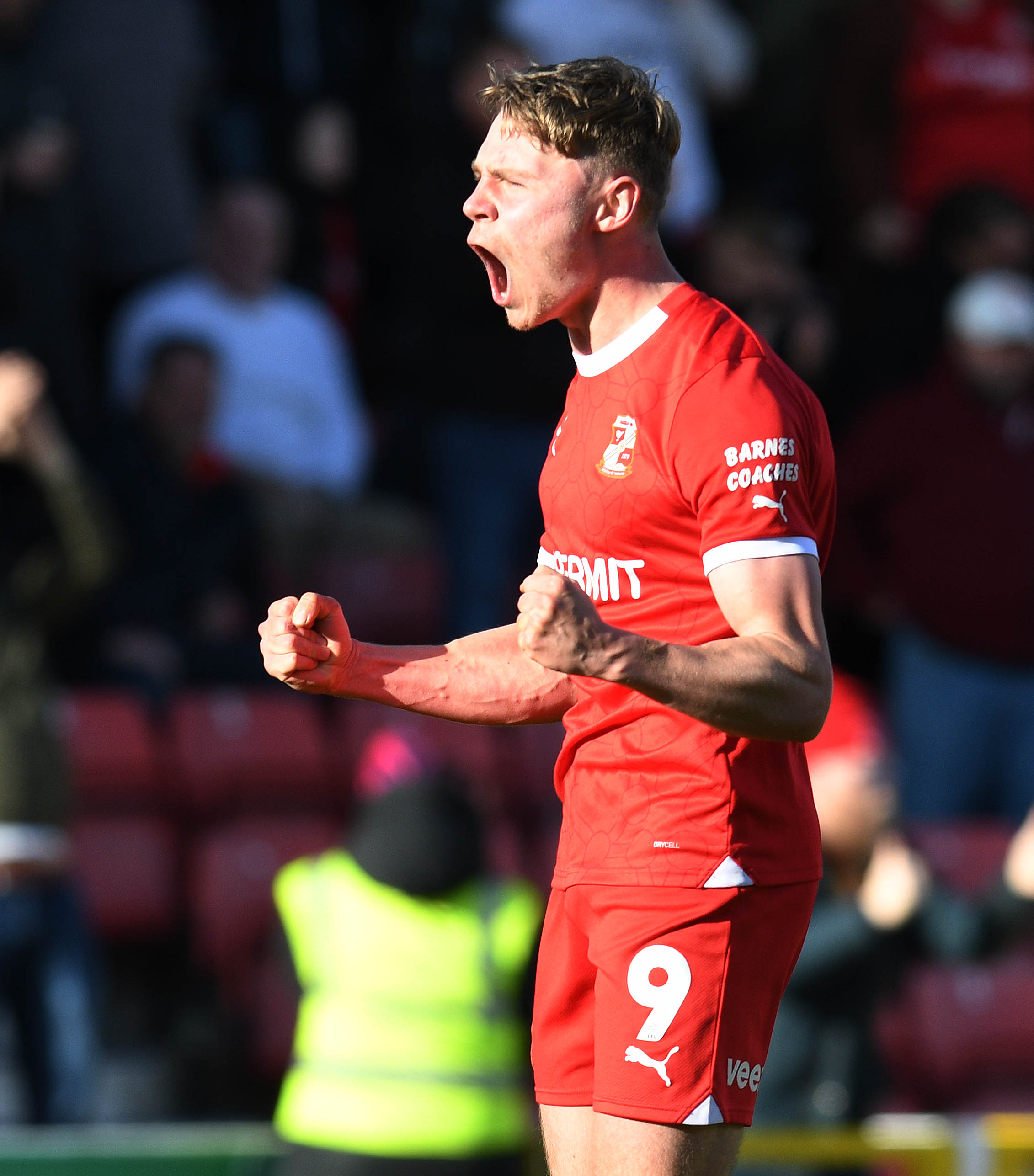 'They stuck by us' - Glatzel says Swindon fans deserved victory over Notts County