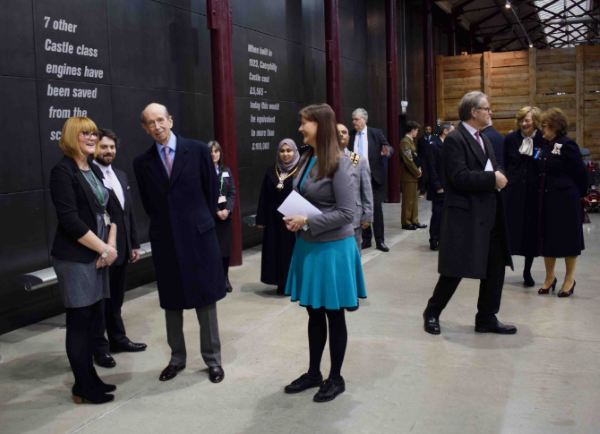 His Royal Highness The Duke of Kent visits Swindon’s STEAM Museum