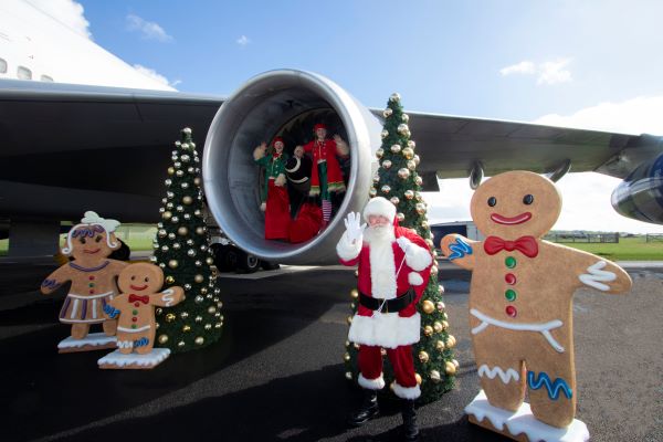 Father Christmas’ Flight Before Christmas landing at Cotswold Airport this festive season.