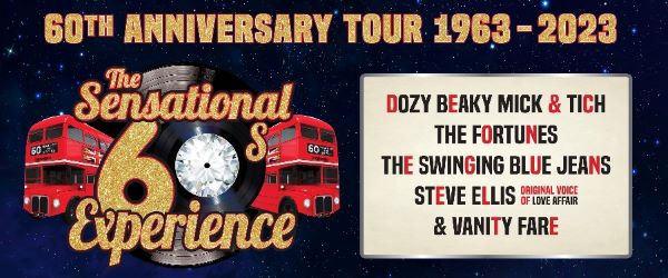Win a Pair of Tickets to The Sensational 60s Experience at The Wyvern Theatre