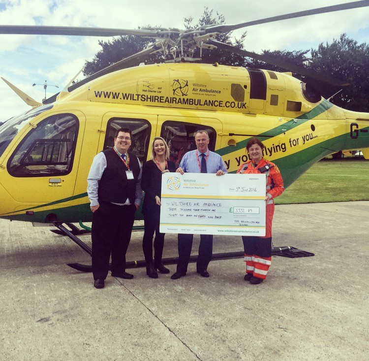 Brunel Raise over £3000 for Wiltshire Air Ambulance 