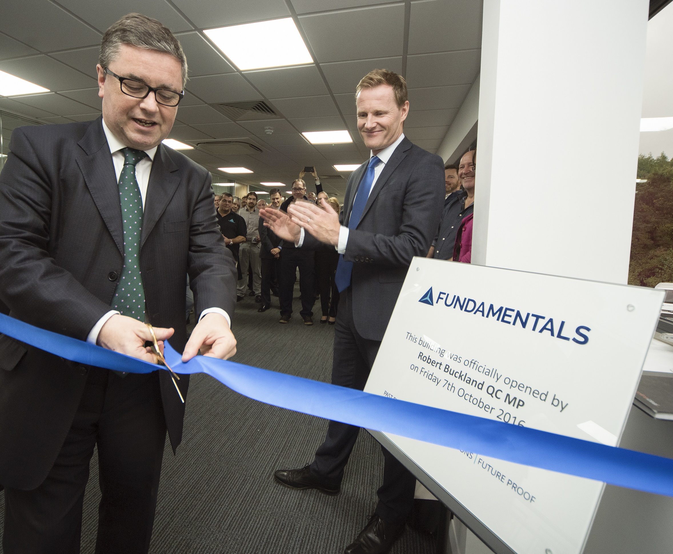 Robert Buckland Opens New Office for Company Fundamental to Swindon’s Economy  