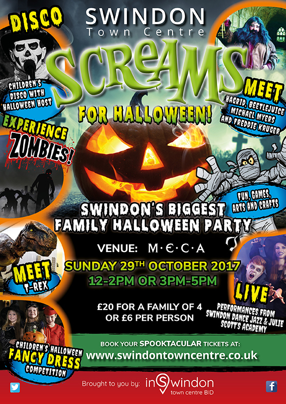 Swindon Town Centre Screams for Halloween