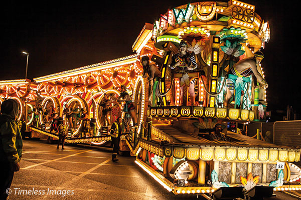 Bridgwater Carnival with Barnes Coaches