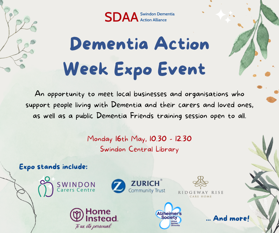 Swindon Dementia Action Alliance organise a series of events to mark Dementia Action Week