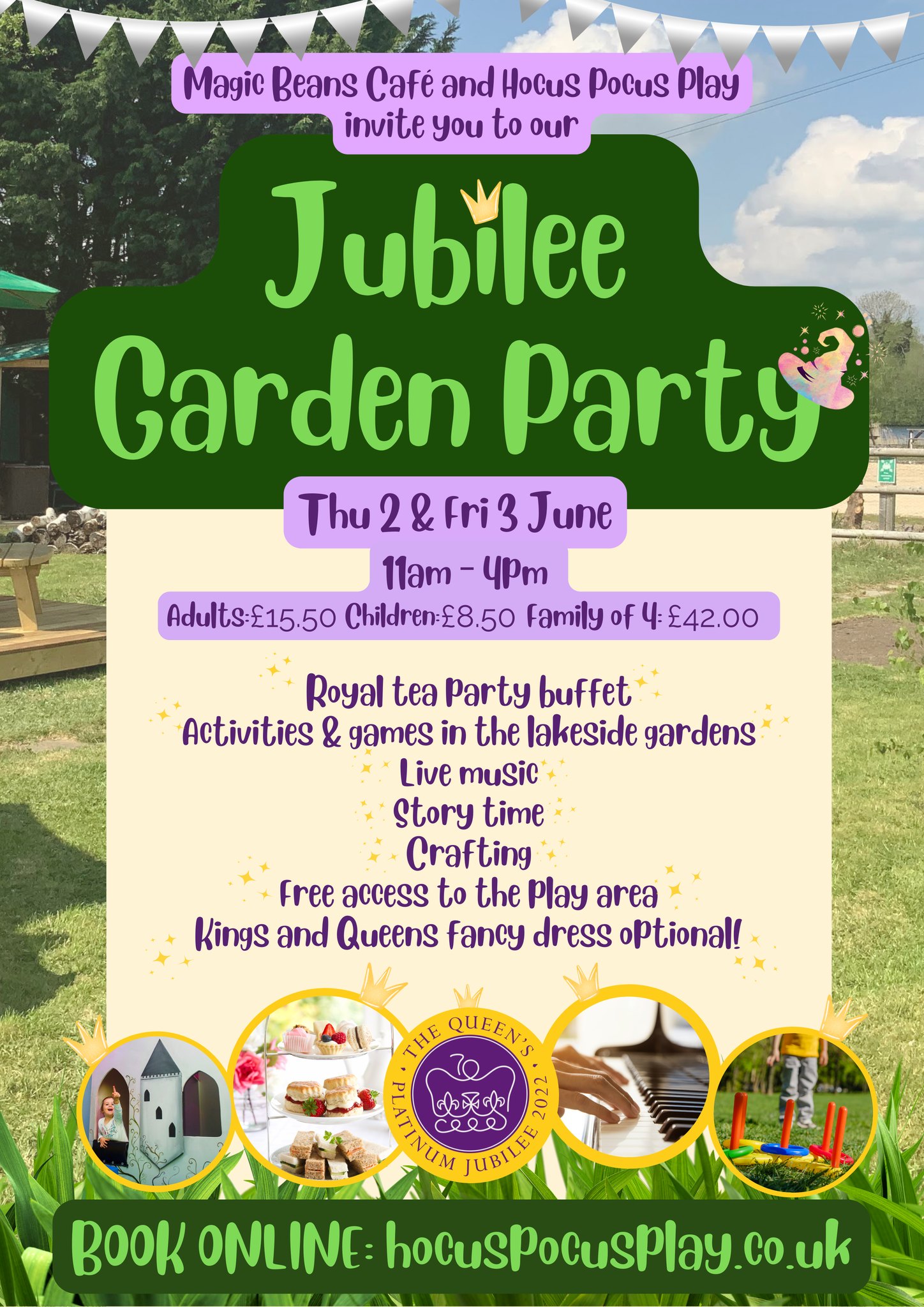 Jubilee Garden Party at Hocus Pocus 