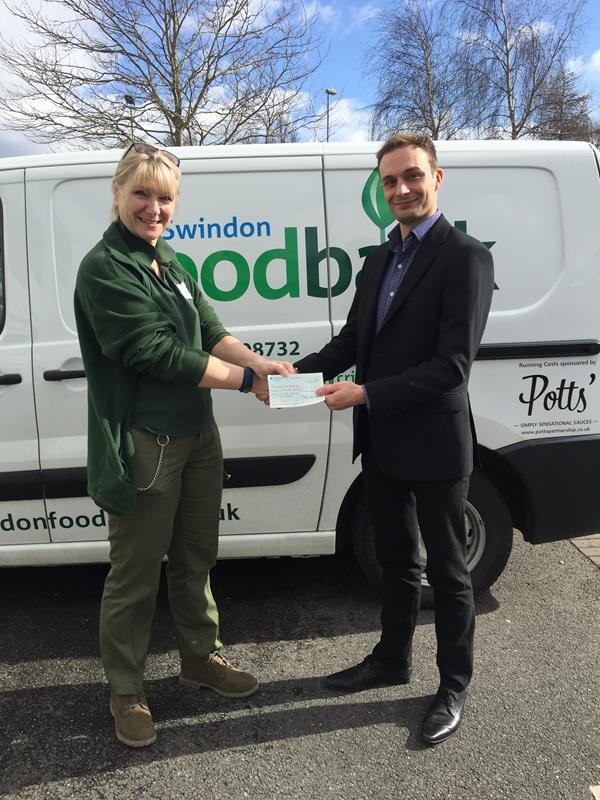 Swindon Foodbank Stocks Up Following Law Firm Donation