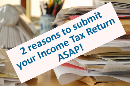 Why you Should Submit your Tax Return Early #AskAMS