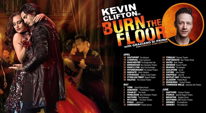Strictly favourite Kevin Clifton set to Burn the Floor in 2019