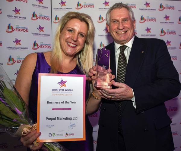 Purpol Marketing Limited Wins Business of the Year at The South West Business and Community Awards