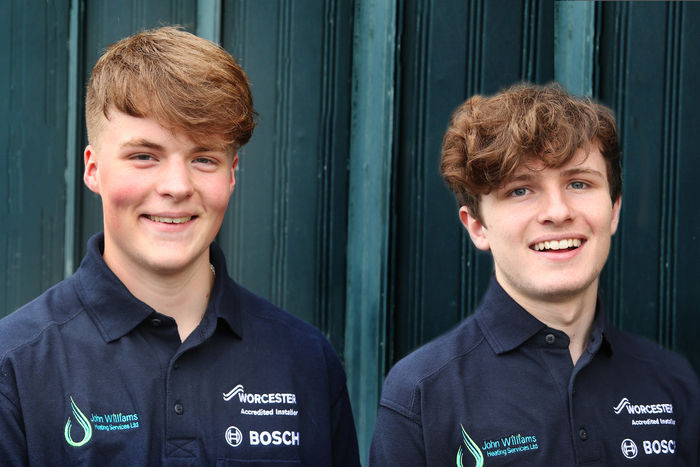 NEW APPRENTICES JOIN THE TEAM AT JOHN WILLIAMS HEATING SERVICES