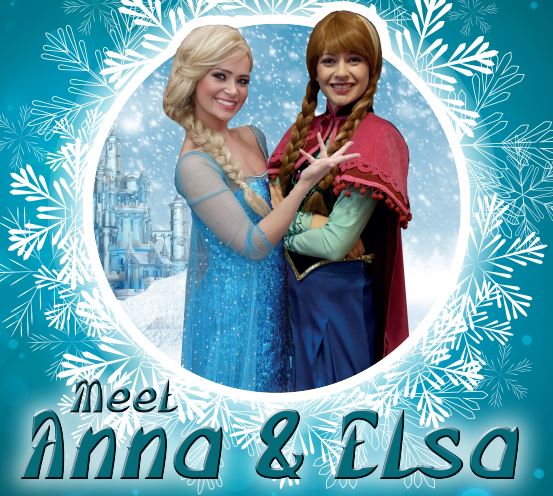 Anna & Elsa from Frozen coming to The Brunel Shopping Centre!