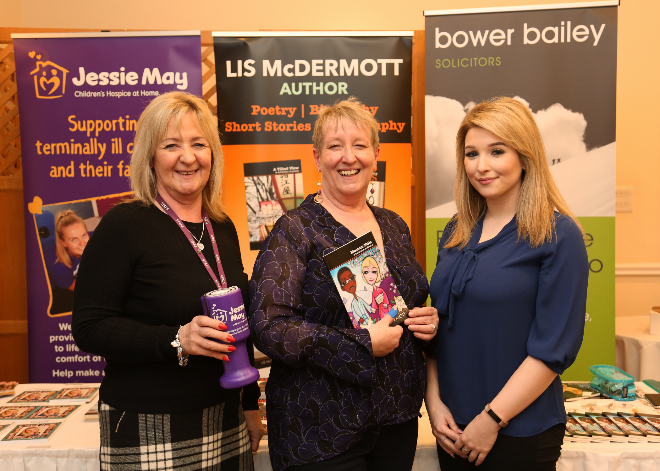Local author and writing mentor, Lis McDermott launches her latest book in aid of Jessie May