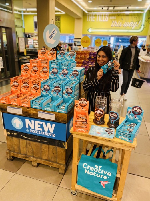 Food entrepreneur Julianne Ponan launches her innovative low sugar  allergy free ‘Gnawbles’ into John Lewis’s flagship Oxford Street store in London