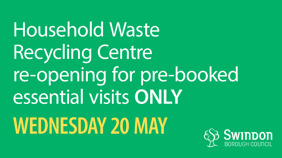 Household Waste Recycling Centre Re-Opening for Pre-booked Essential Visits Only