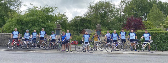 RAF volunteers get on their bikes to raise money for veterans impacted by Covid19