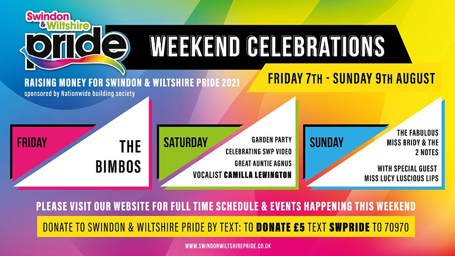 Swindon & Wiltshire Pride celebrates Pride Weekend