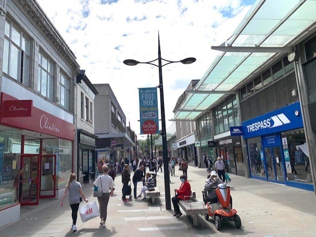 Swindon Town Centre footfall on the up – consumer confidence is slowly coming back to retail and hospitality