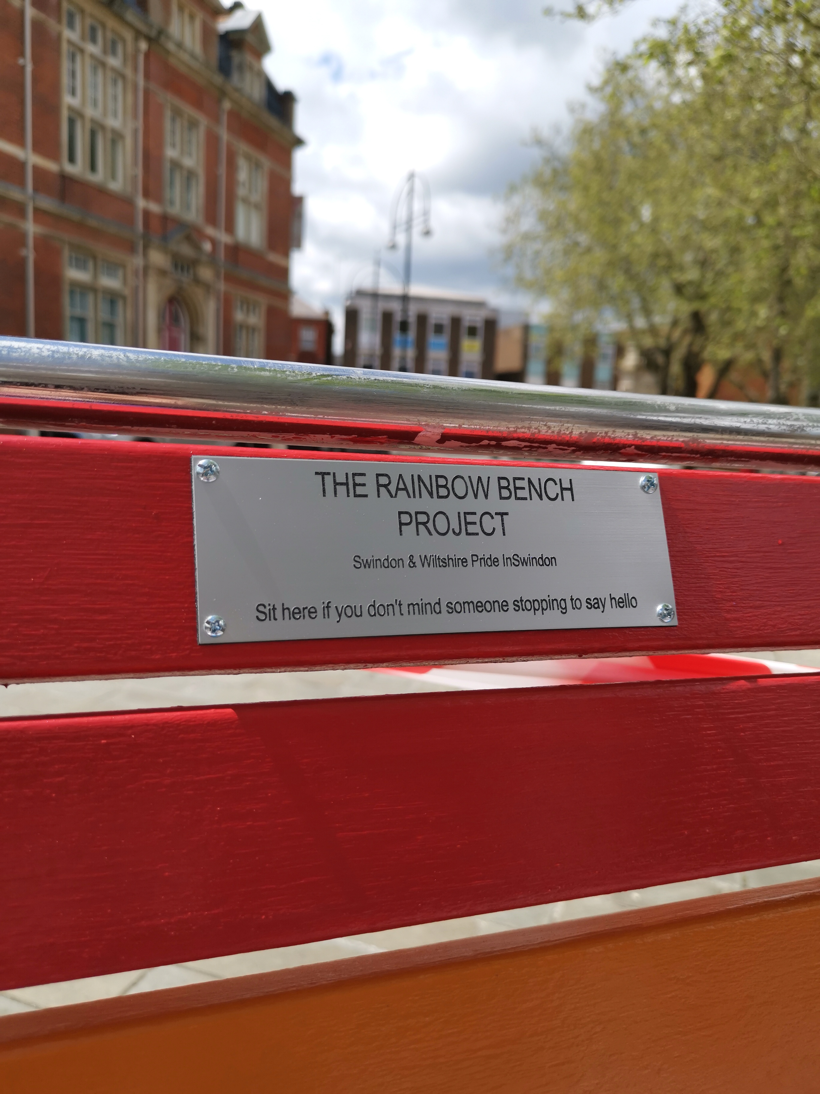 The Rainbow Bench Project launches in Swindon