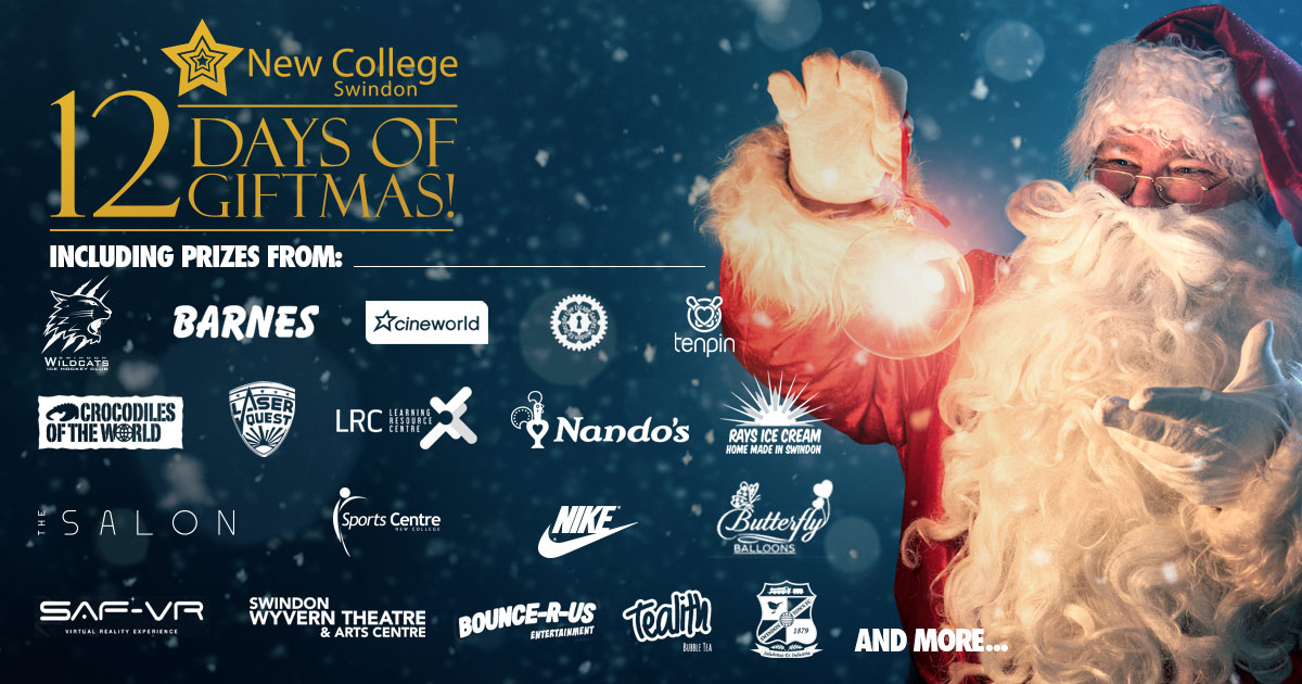 12 Days Of Giftmas - New College Swindon's Christmas Competition