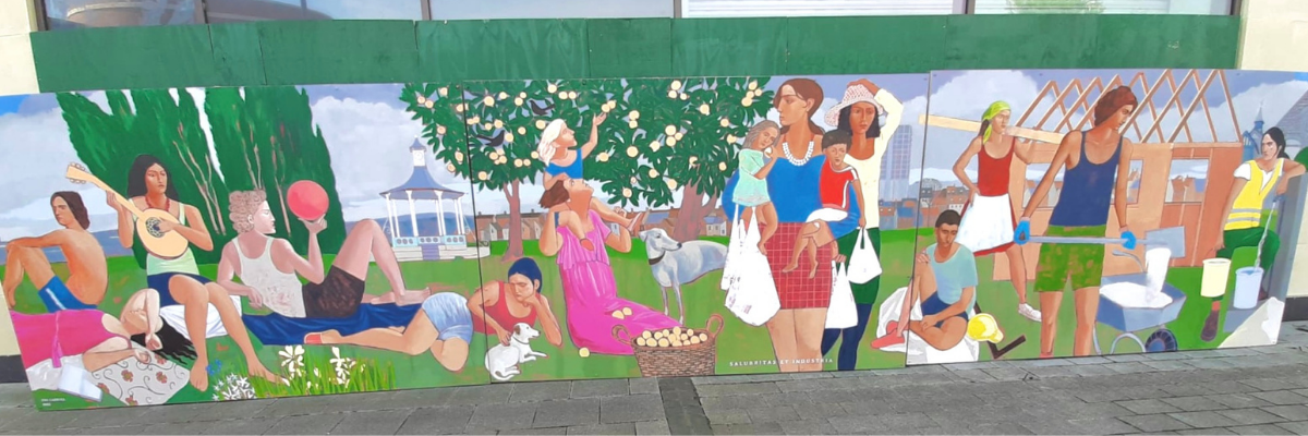 New mural appears in Swindon Town Centre