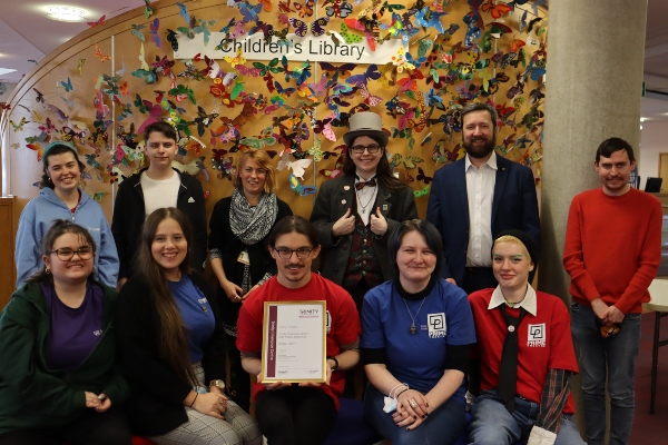 Prime Theatre and Swindon Borough Council celebrate UK Youth Award