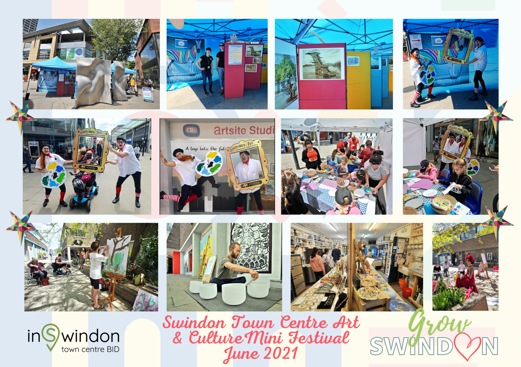 Swindon Town Centre Mini Art & Culture Festival a Great Success