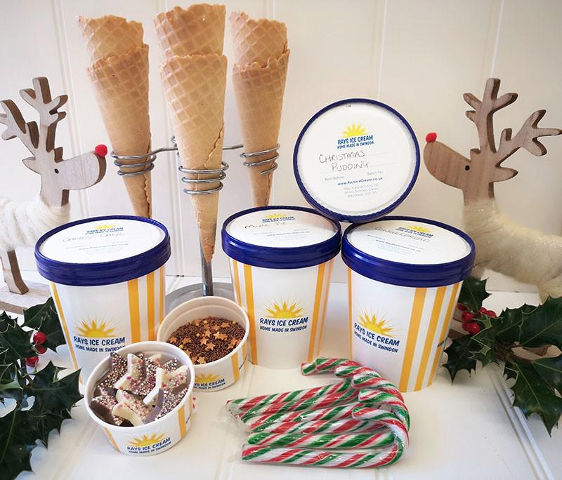 Rays Ice Cream launches Christmas menu and the chance for customers to gift a scoop to an NHS Hero