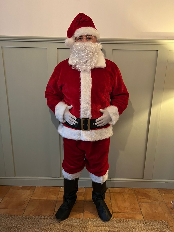 Dave Southby dressed as Santa