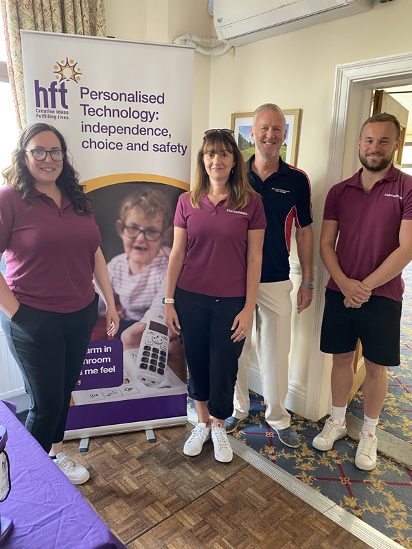 The Haines Watts team who took part in and sponsored the 2023 Wrag Barn Charity Golf Day for the national charity Hft and will be doing the same this year. 