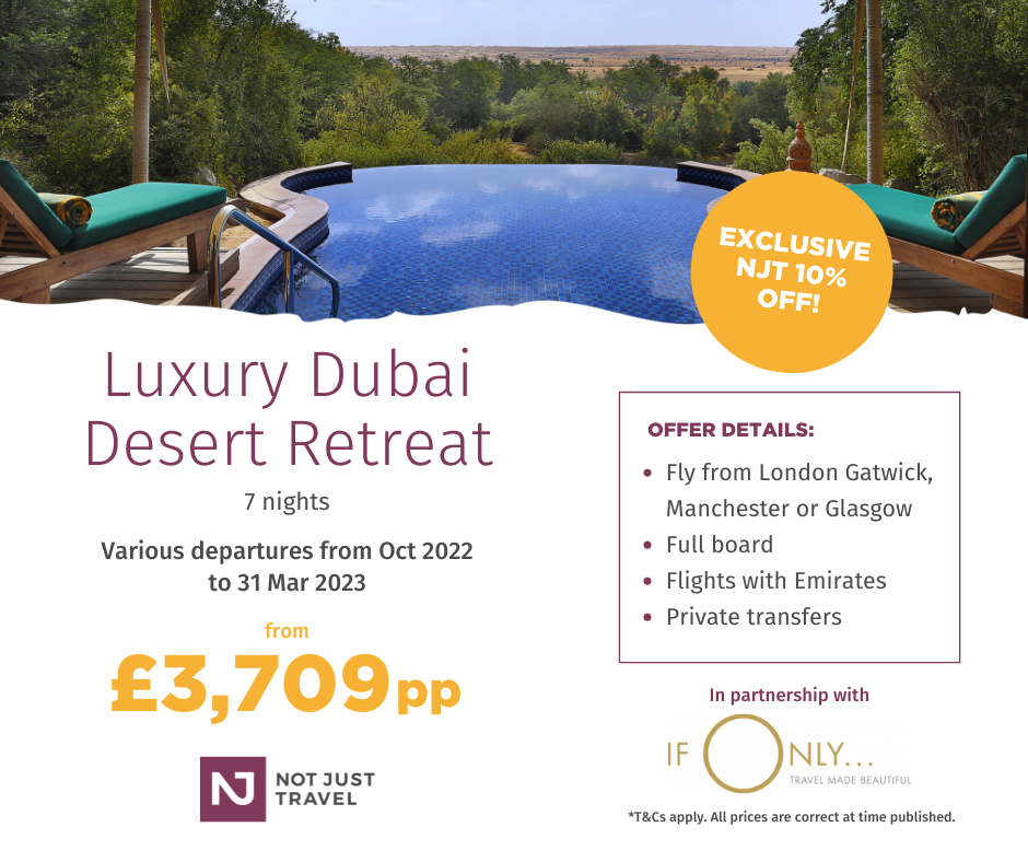 Luxury Dubai Desert Retreat with an exclusive 10% saving! 